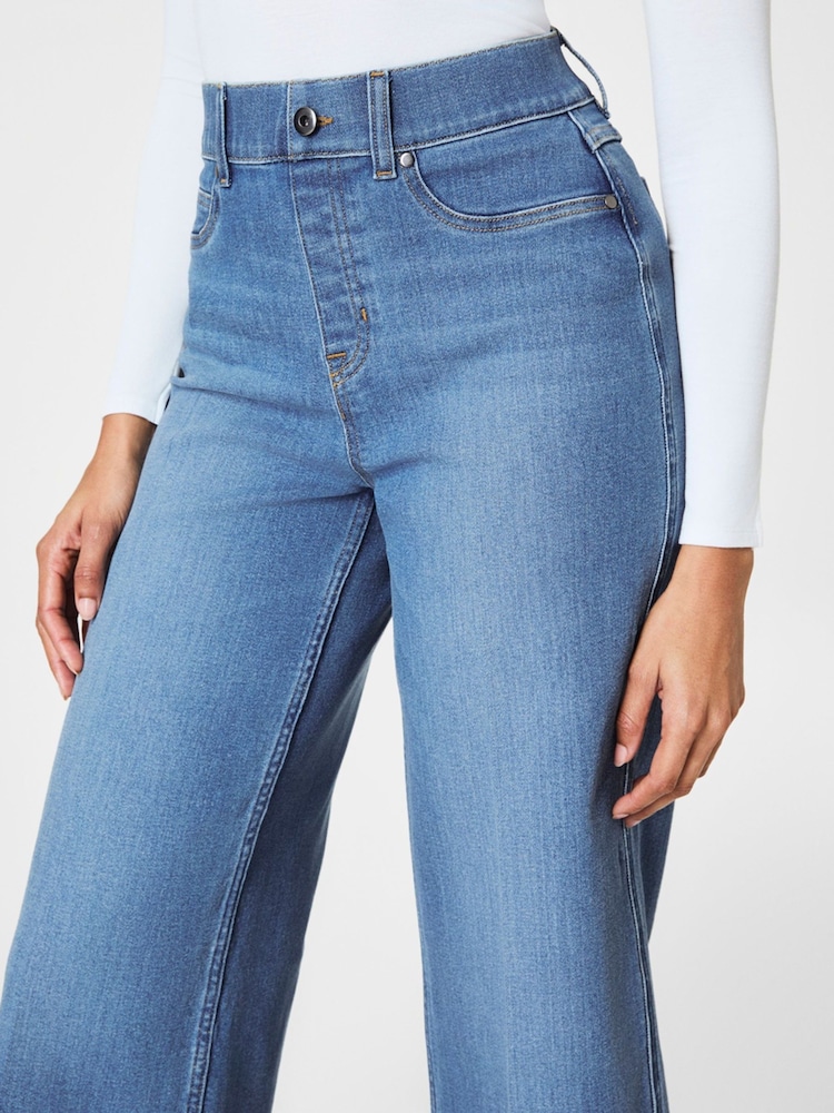 SPANXshape™ Every Wear Cropped Wide Leg Jeans - Image 6 of 10