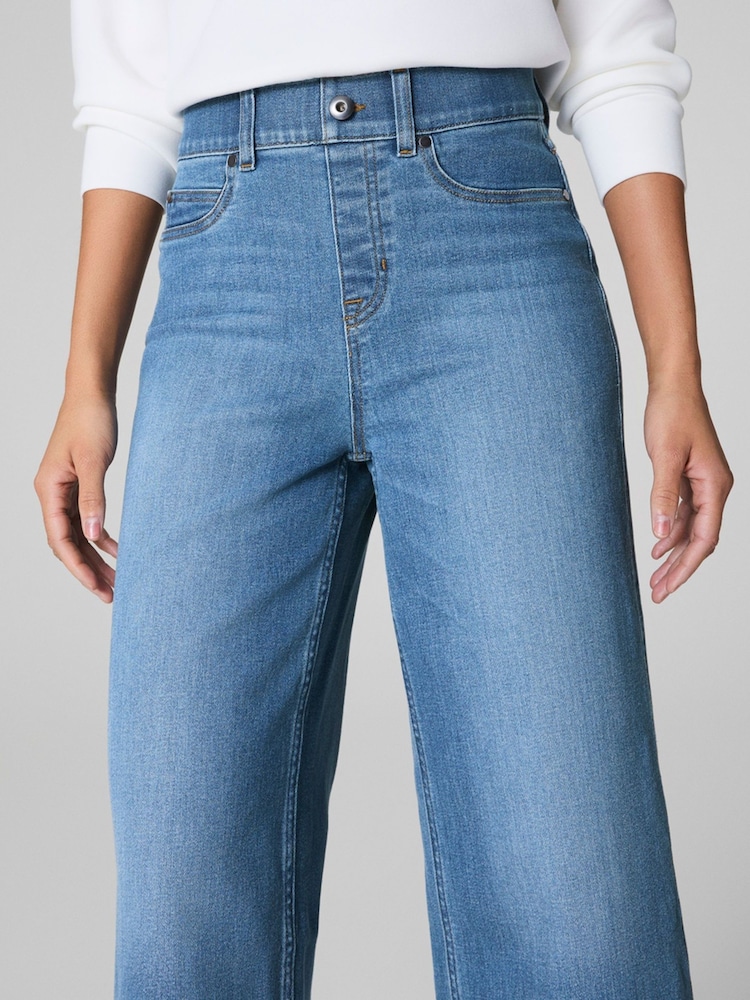 SPANXshape™ Every Wear Cropped Wide Leg Jeans - Image 8 of 10