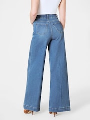 SPANXshape™ Every Wear Wide Leg Jeans (Stonewashed Blue) - Image 2 of 7