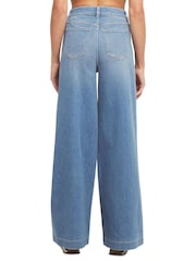 SPANXshape™ Every Wear Wide Leg Jeans (Stonewashed Blue) - Image 6 of 7