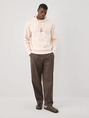White Graphic Print Hoodie - Image 3 of 8