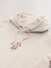 White Graphic Print Hoodie - Image 7 of 8