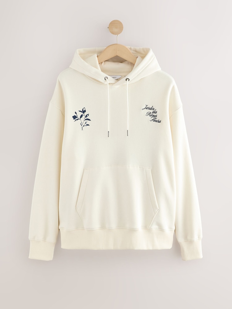 Neutral Graphic Print Hoodie - Image 8 of 11