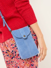 FatFace Blue Clara Phone Bag - Image 2 of 4