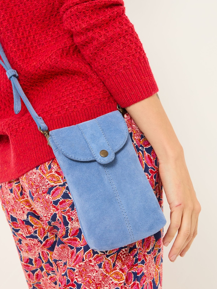 FatFace Blue Clara Phone Bag - Image 2 of 4