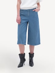 Remain Blue Denim Culottes - Image 1 of 3