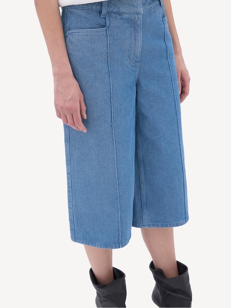 Remain Blue Denim Culottes - Image 3 of 3