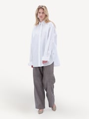Remain Oversize Pintuck White Shirt - Image 2 of 6