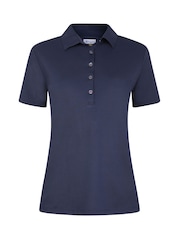 Greg Norman Women's Polo Core Shark Logo - Image 1 of 2
