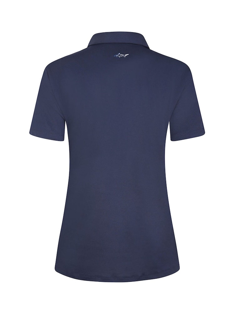 Greg Norman Women's Polo Core Shark Logo - Image 2 of 2