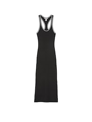 Victoria's Secret Black Logo Cable Knit Tank Slip Dress - Image 2 of 2