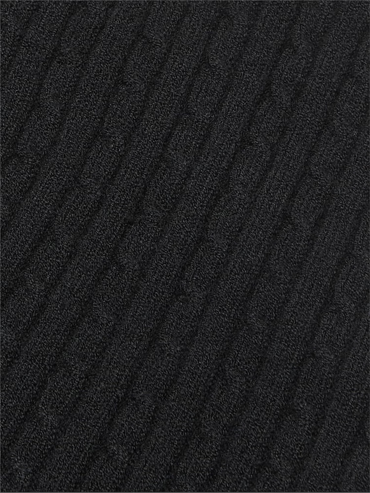 Victoria's Secret Black Logo Cable Knit Tank Bralette - Image 4 of 4 Victoria's Secret Black Logo Cable Knit Tank Bralette - Image 4 of 4