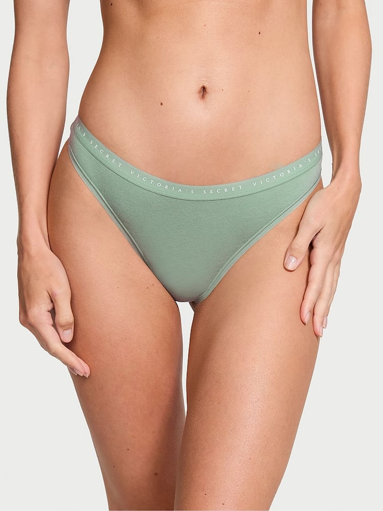 Victoria's Secret Seasalt Green Thong Knickers - Image 1 of 3
