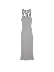 Victoria's Secret Grey Heather Logo Cable Knit Tank Slip Dress - Image 3 of 3