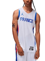 Fanatics NBA France Olympics Limited Home White Jersey - Image 1 of 4