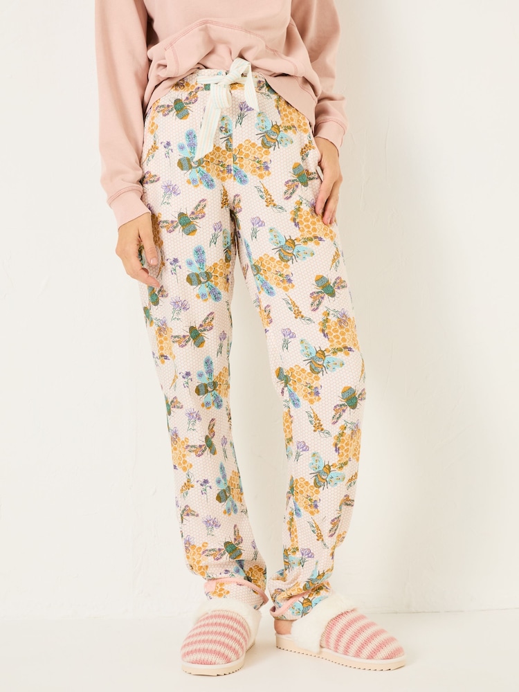 FatFace Eva Multi Betty Bee Pyjama Bottoms - Image 1 of 6
