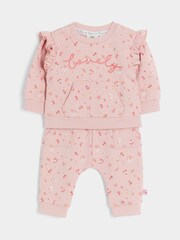 River Island Sweat-shirt Bébé Filles Fleuri Imprimé - Image 3 of 5