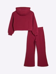 River Island Girls Fierce Cutout 100% Cotton Hoodie and Joggers Set - Bild 3 von 5