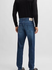 BOSS Blue Regular Fit Maine Comfort-Stretch Denim Jeans - Image 4 of 5