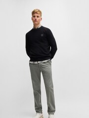 BOSS Grey Slim Chino Trousers - Image 3 of 5