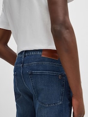 BOSS Light Blue Regular Fit Maine Comfort-Stretch Denim Jeans - Image 3 of 5