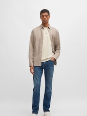 BOSS Blue Slim Fit Delaware Comfort Stretch Denim Jeans - Image 2 of 5
