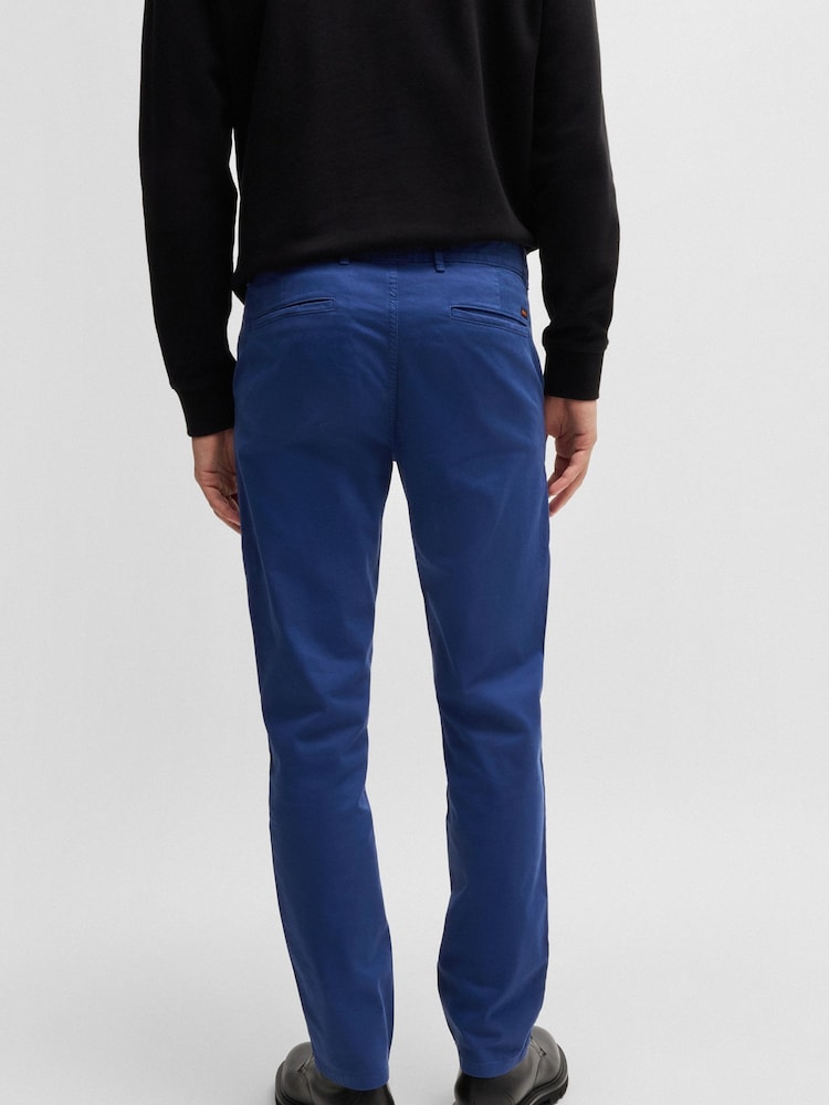 BOSS Blue Slim Chino Trousers - Image 2 of 5 BOSS Blue Slim Chino Trousers - Image 2 of 5