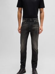 Серый - BOSS Slim Fit Delaware Comfort Stretch Denim Jeans - Image 1 of 5