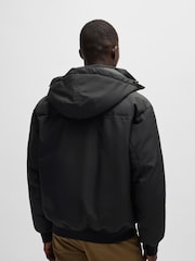 BOSS Black Water Repellent Parka Fleece Collar Lining Jacket - Image 2 of 6