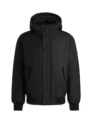 BOSS Black Water Repellent Parka Fleece Collar Lining Jacket - Image 6 of 6