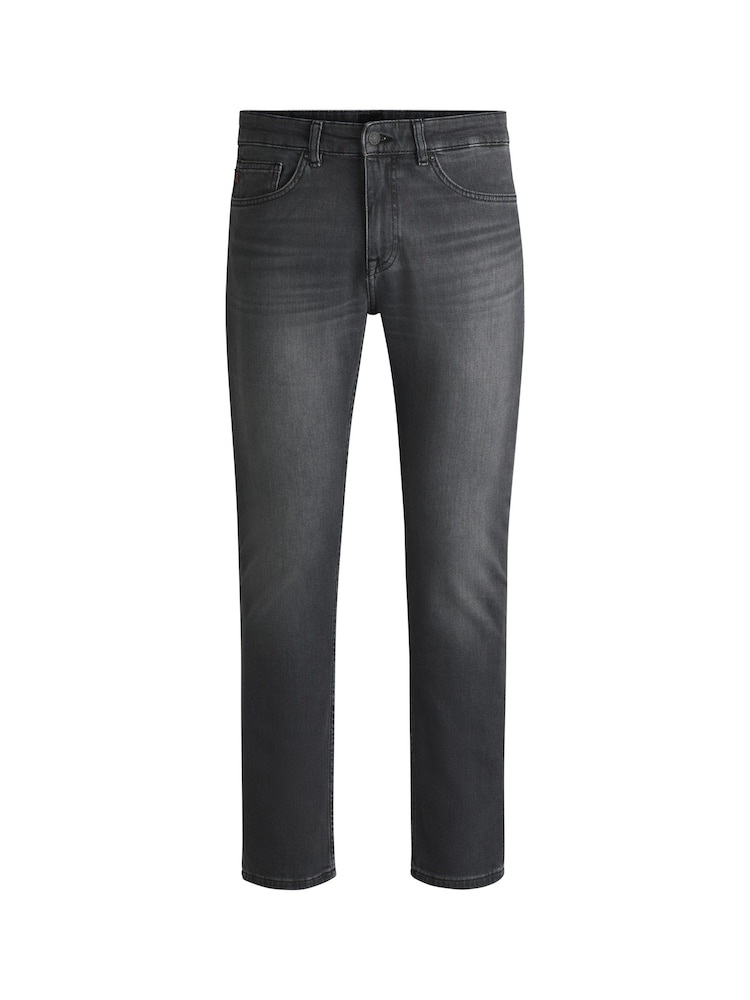 Серебряный - BOSS Slim Fit Delaware Comfort Stretch Denim Jeans - Image 5 of 5
