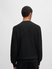 BOSS Black Logo Patch Jumper - Image 2 of 5