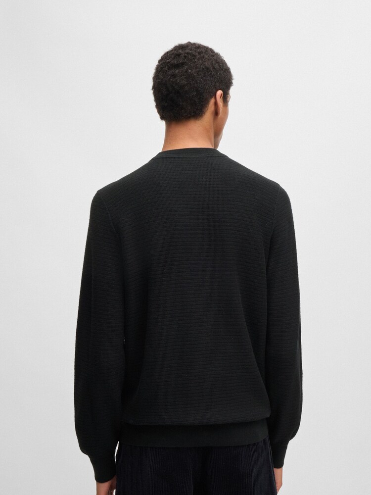 BOSS Black Logo Patch Jumper - Image 2 of 5