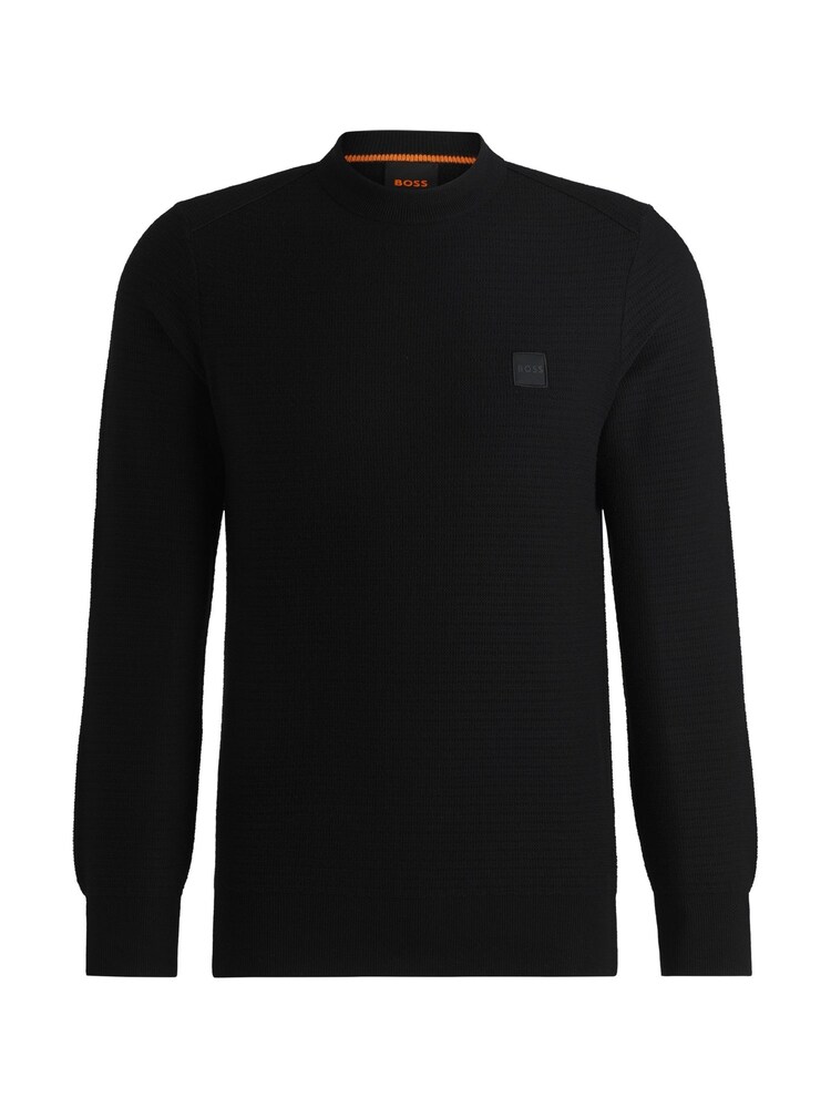 BOSS Black Logo Patch Jumper - Image 5 of 5
