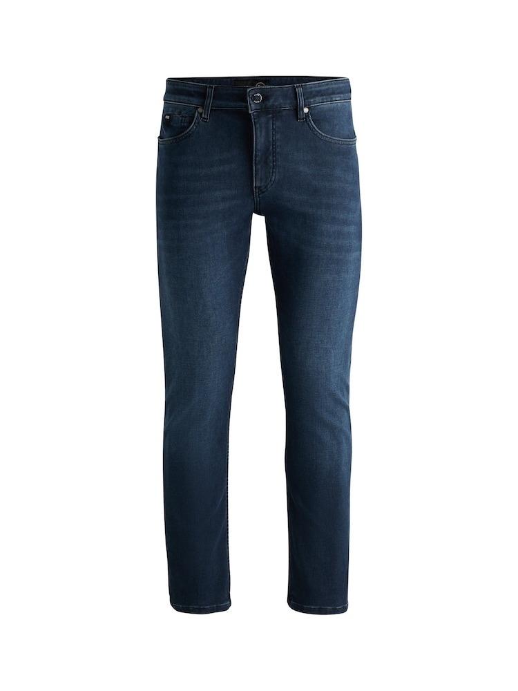 BOSS Blue Slim Fit Jeans In Knitted Denim - Image 5 of 5