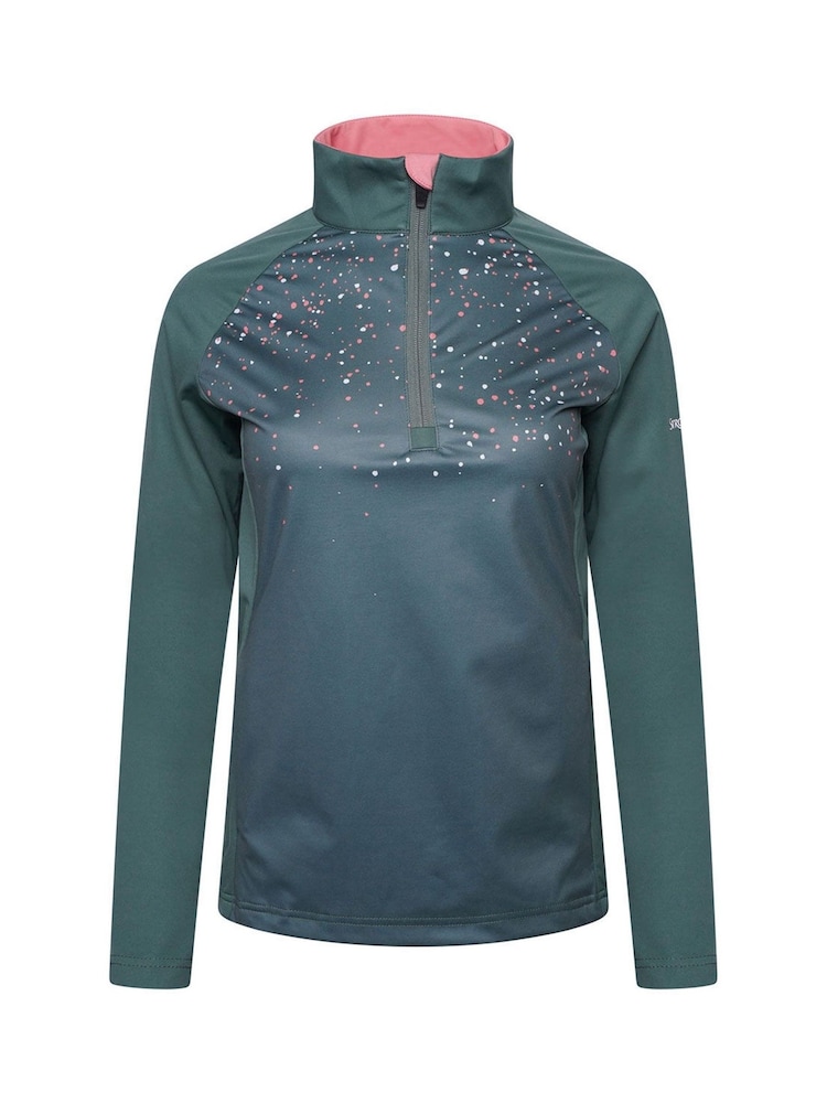 Stromberg Womens Golf Midlayer Dot Print Sweatshirt - Image 1 of 4