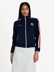 Sporty & Rich Blue Yankees Serif Track Jacket - Image 1 of 6