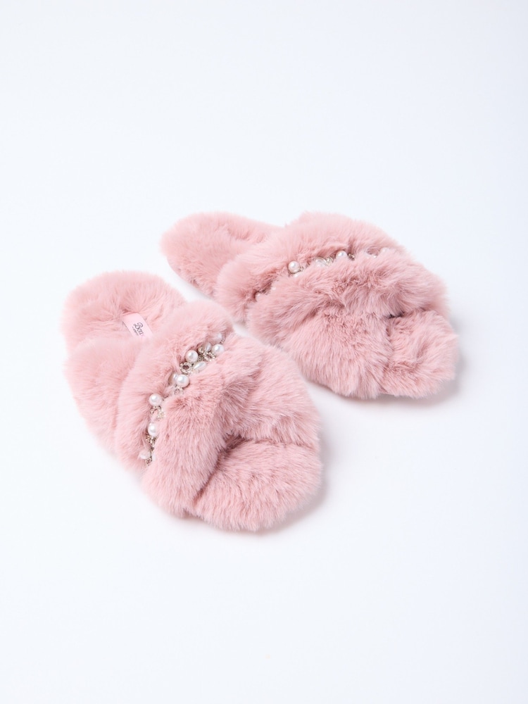 Boux Avenue Cross Band Slippers - Image 2 of 5