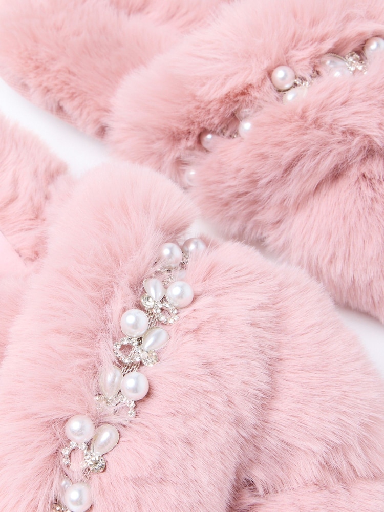 Boux Avenue Cross Band Slippers - Image 5 of 5