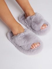 Тапочки с поперечными полосками Boux Avenue - Изображение 1 из 5
