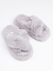 Тапочки с поперечными полосками Boux Avenue - Изображение 3 из 5