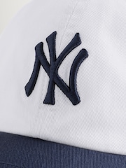 Sporty & Rich White Yankees Serif Hat - Image 4 of 4