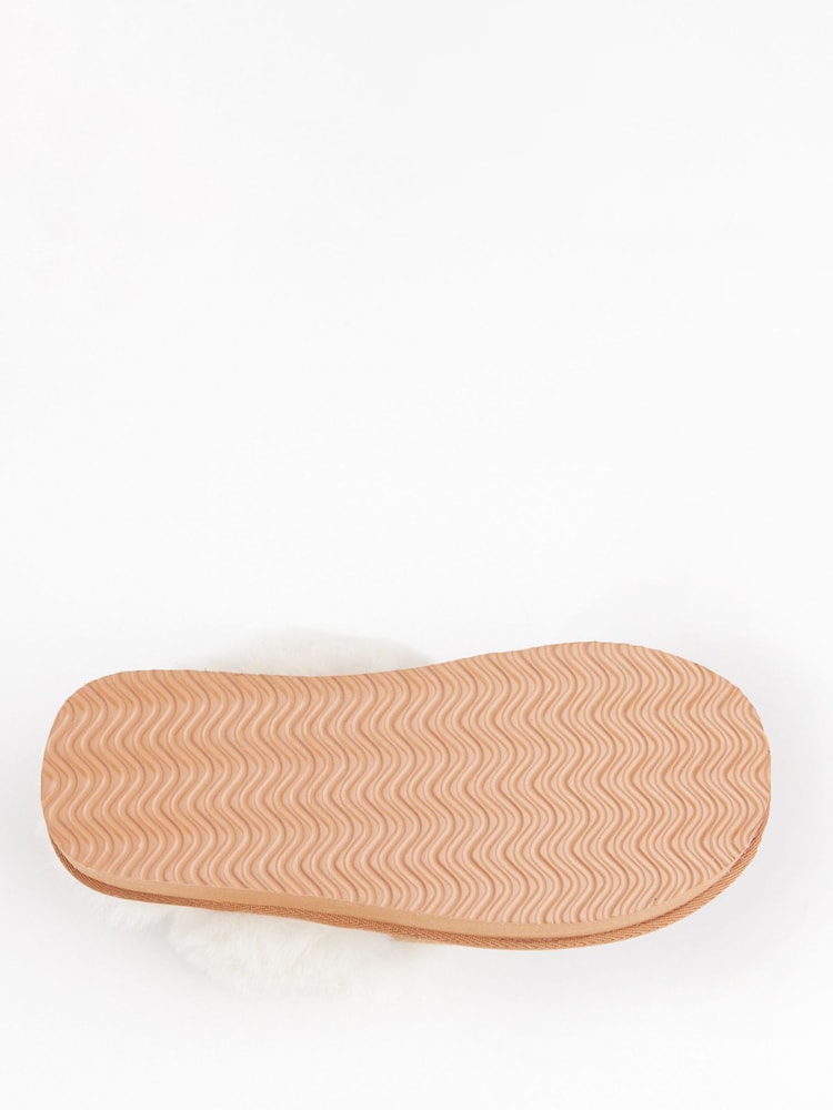 Boux Avenue Platform Suedette Mules Slippers - Image 4 of 4