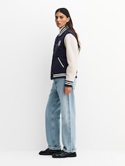 Sporty & Rich Blue Champions Wool Varsity Jacket - Image 4 of 7