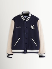 Sporty & Rich Blue Champions Wool Varsity Jacket - Image 7 of 7
