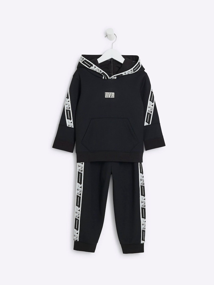 Ensemble River Island sweat à capuche et jogging sport pour petits garçons et ado - Image 4 of 6
