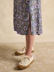Joules Adele Green Midi Dress - Image 5 of 6