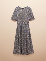 Joules Adele Green Midi Dress - Image 6 of 6