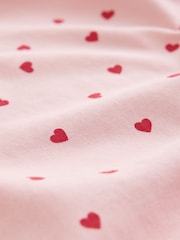 Pink Heart Short Sleeve Pyjamas - Image 5 of 6