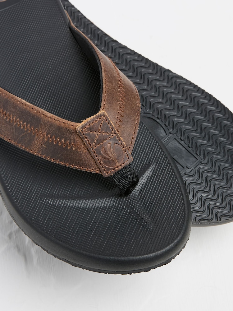 Burke Brown Comfort Flip Flop - Image 3 of 3